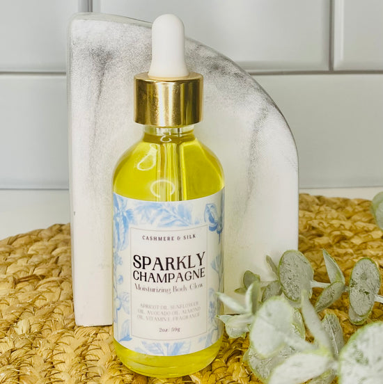 Body Glow- Sparkly Champagne